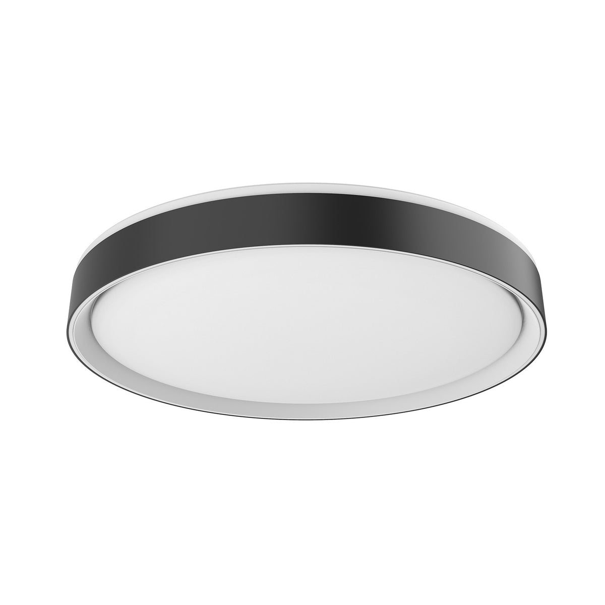 Plafonnier Essex Noir / Blanc, 19 3/4", 5CCT/2700K/3000K/3500K/4000K/5000K – Kuzco Lighting