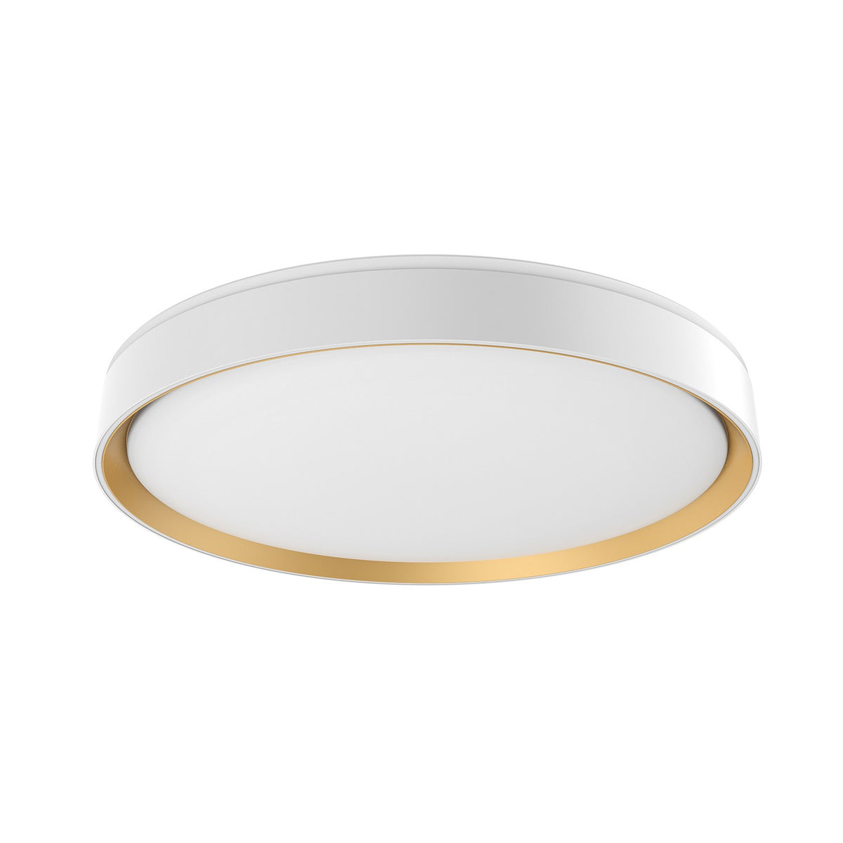 Plafonnier Essex Blanc / Or, 19 3/4", 5CCT/2700K/3000K/3500K/4000K/5000K – Kuzco Lighting