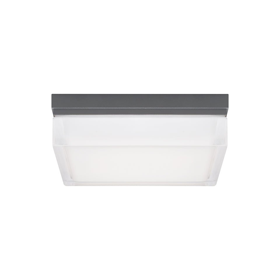 Plafonnier extérieur Boxie - Charbon 9" by Tech Lighting | Luminaires & cie