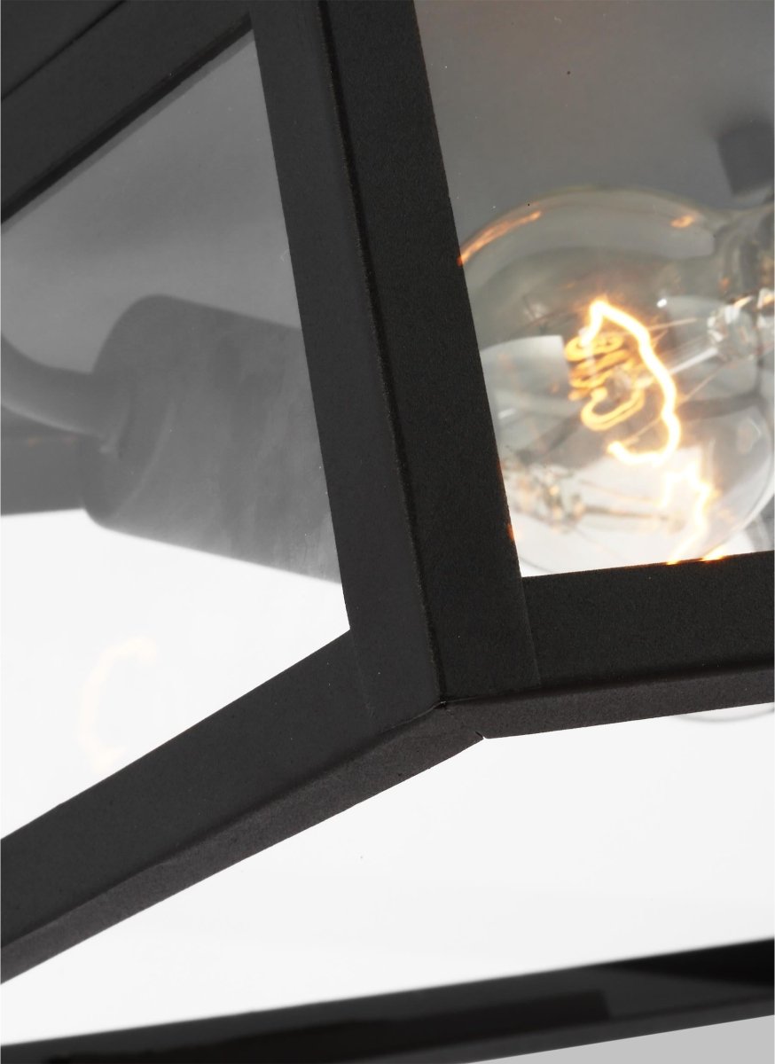 Plafonnier extérieur Founders - Noir Ampoules non - incluses by Visual Comfort Studio | Luminaires & cie