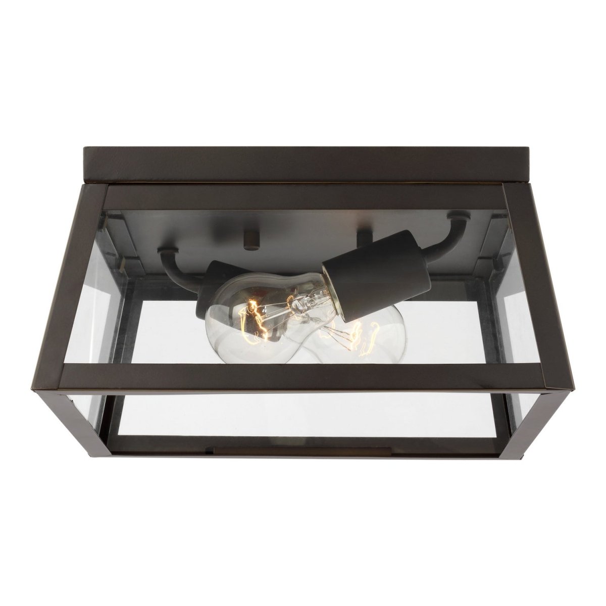 Plafonnier extérieur Founders - Bronze antique by Visual Comfort Studio | Luminaires & cie