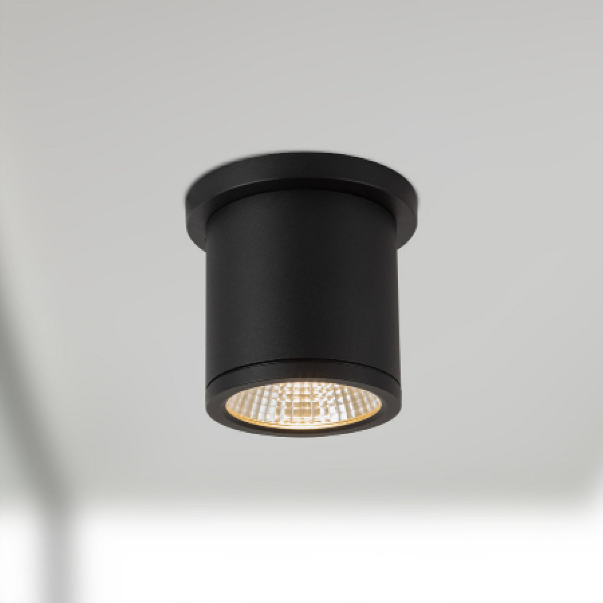 Plafonnier extérieur Nordic 4 pouces, Noir, 4" – vue 4