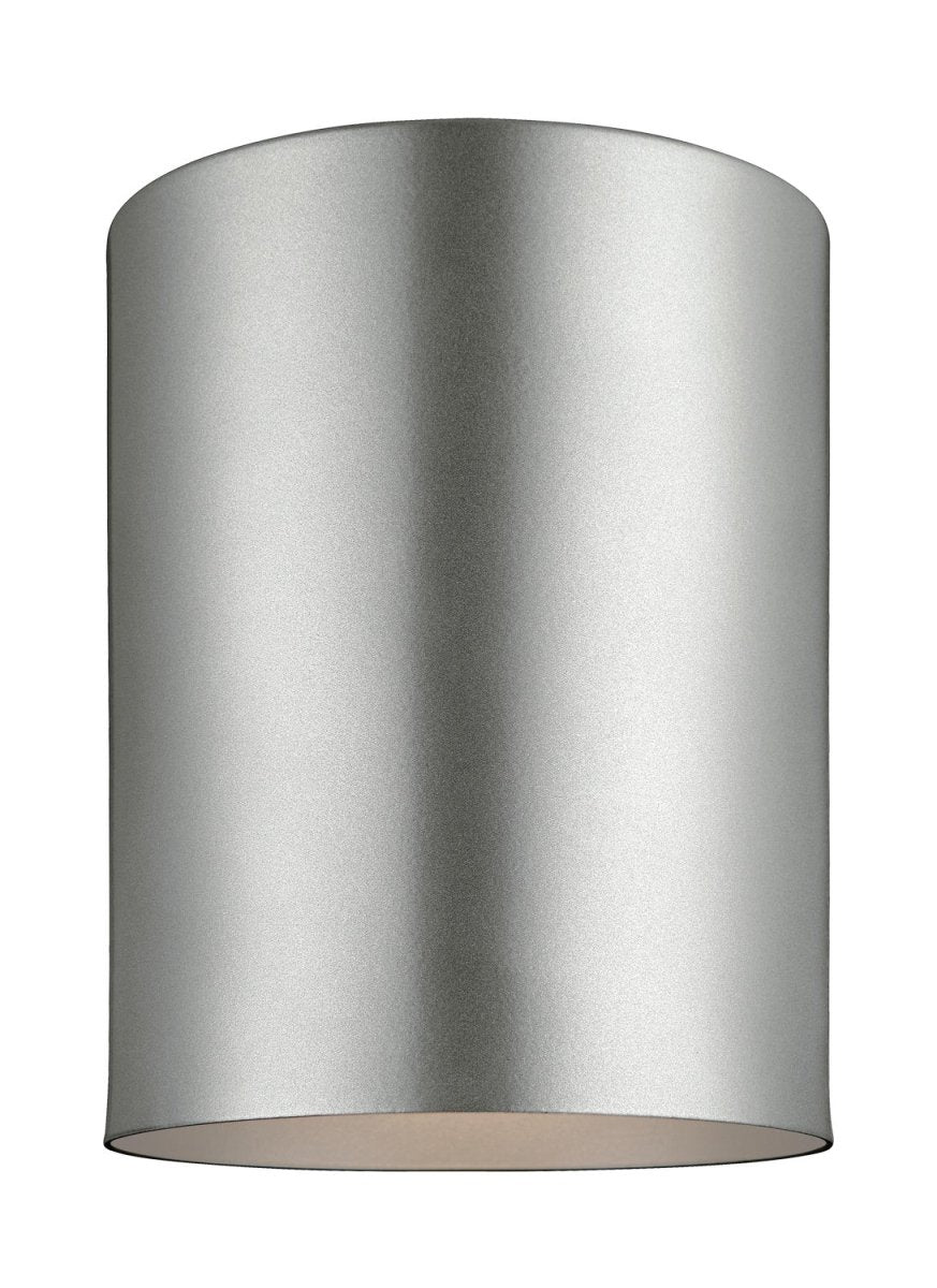 Plafonnier extérieur Outdoor Cylinders - Nickel brossé peint by Visual Comfort Studio | Luminaires & cie