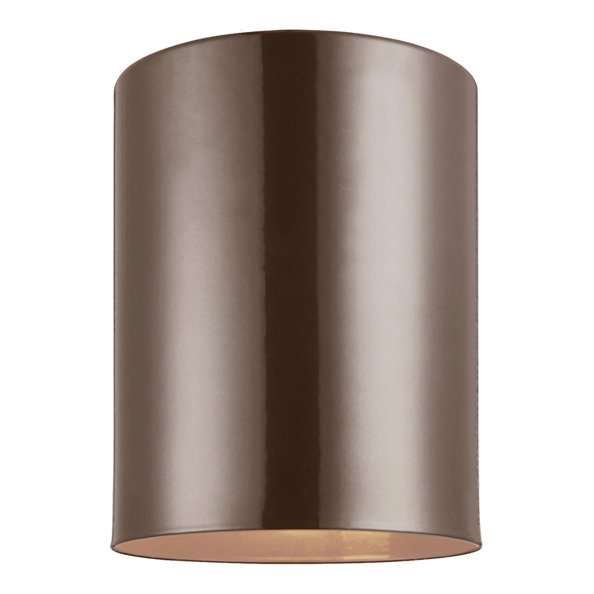 Plafonnier extérieur Outdoor Cylinders - Bronze Ampoules DEL incluses by Visual Comfort Studio | Luminaires & cie