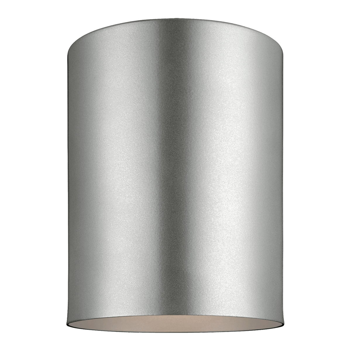 Plafonnier extérieur Outdoor Cylinders - Nickel brossé peint Ampoules DEL incluses by Visual Comfort Studio | Luminaires & cie