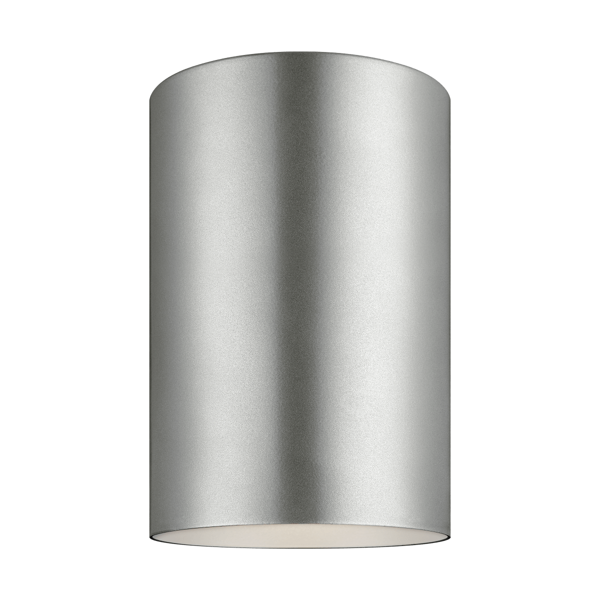 Plafonnier extérieur Outdoor Cylinders - Nickel brossé peint Module DEL intégré by Visual Comfort Studio | Luminaires & cie
