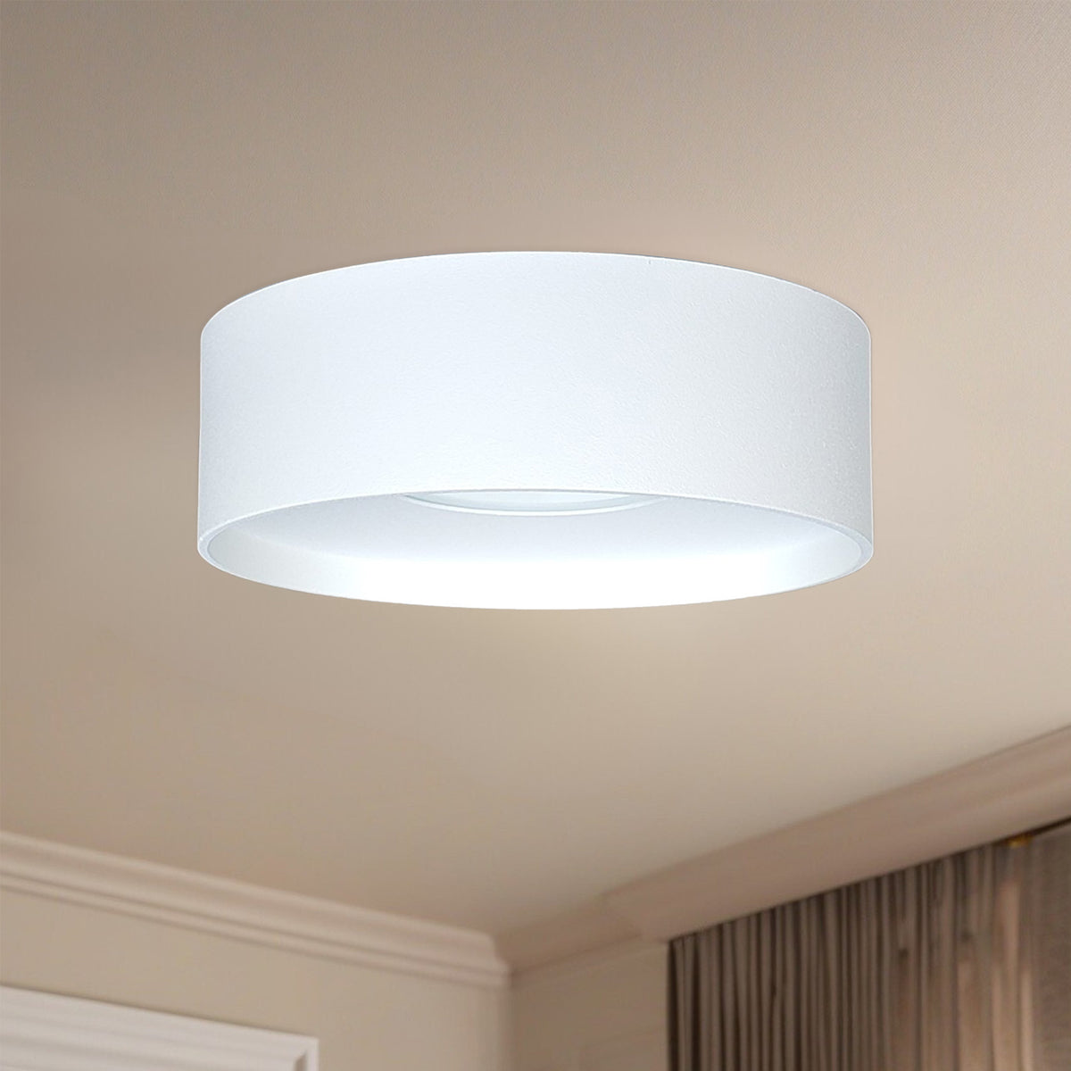 Plafonnier extérieur Trenton Blanc – vue 3