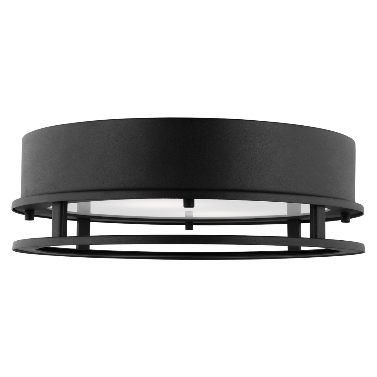 Plafonnier extérieur Union - Noir by Visual Comfort Studio | Luminaires & cie