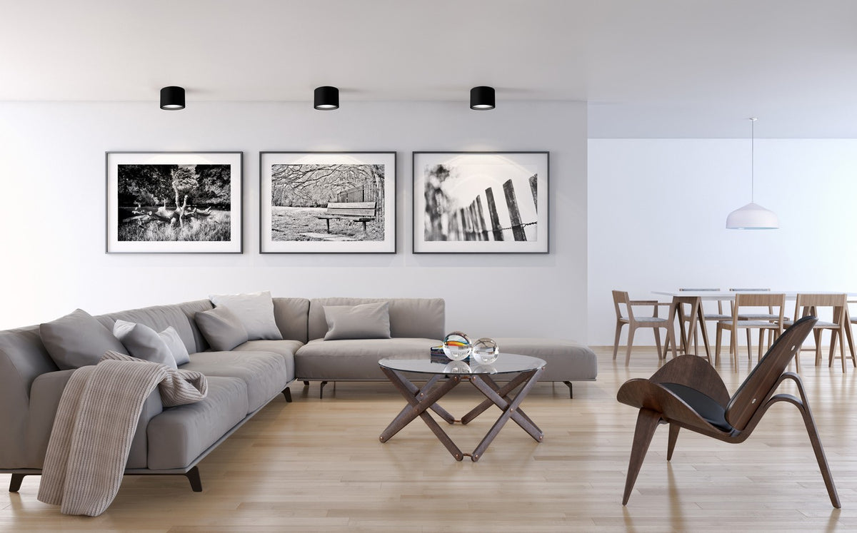 Plafonnier Falco Noir, 5 1/8" – vue 3