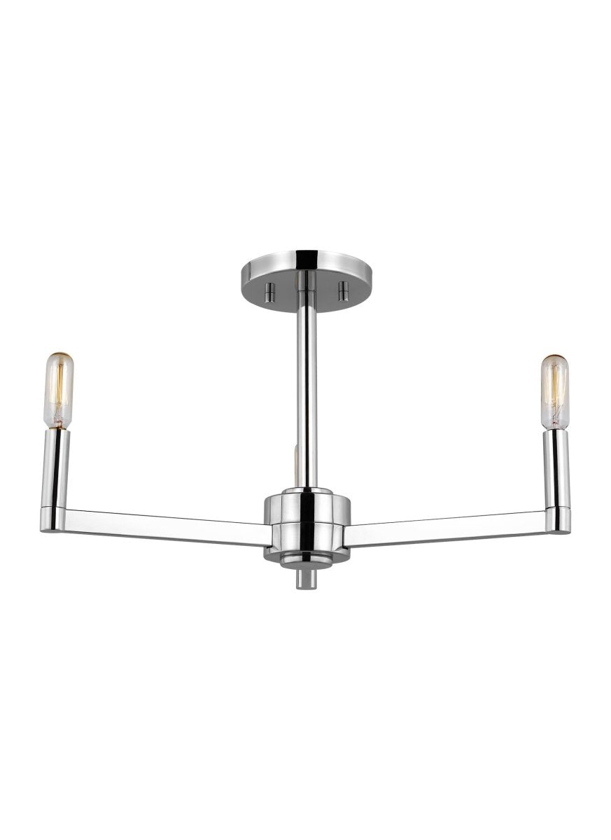 Plafonnier Fullton - Chrome Ampoules non - incluses by Visual Comfort Studio | Luminaires & cie