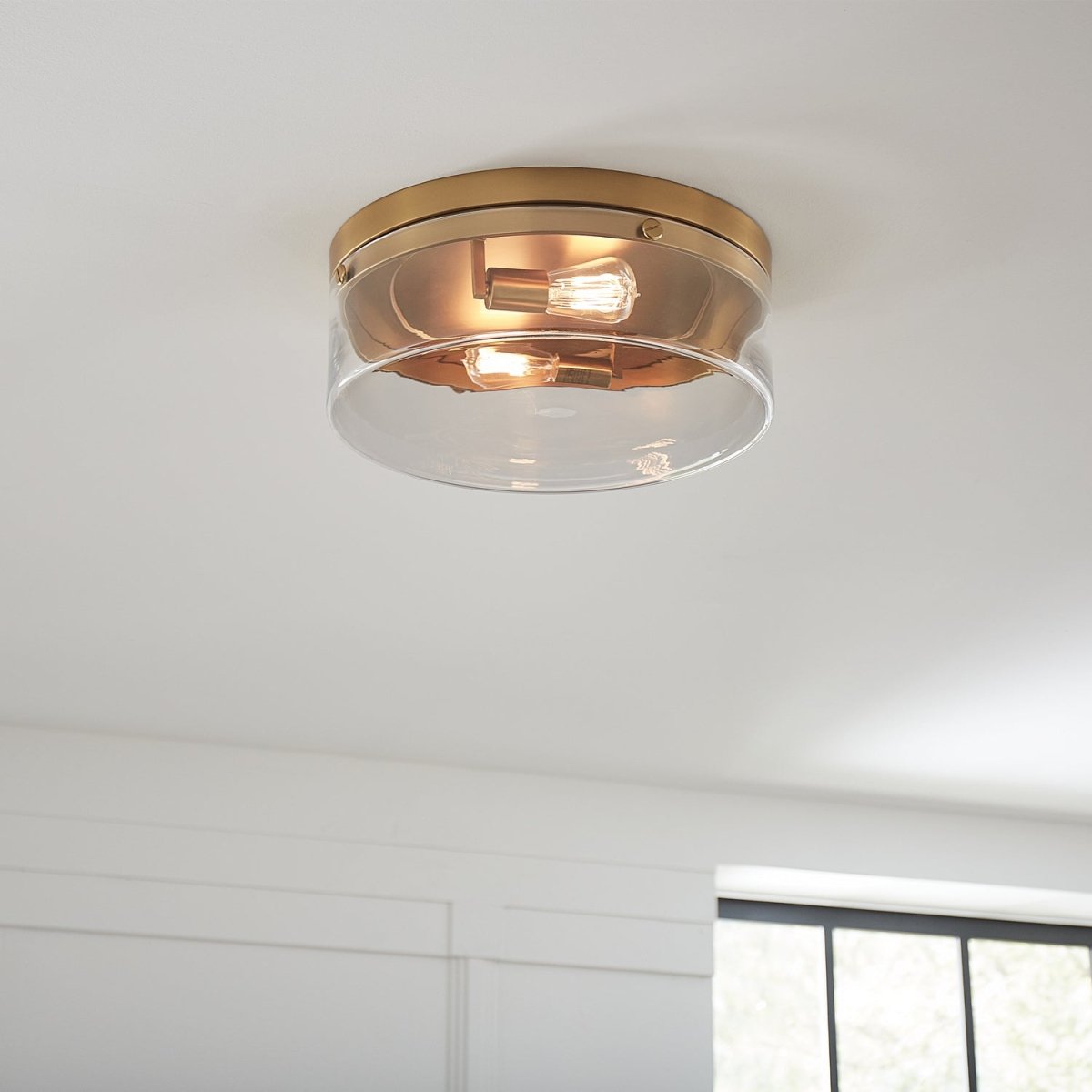 Plafonnier Garrett - Nickel poli 18 3/8" by Visual Comfort Studio | Luminaires & cie