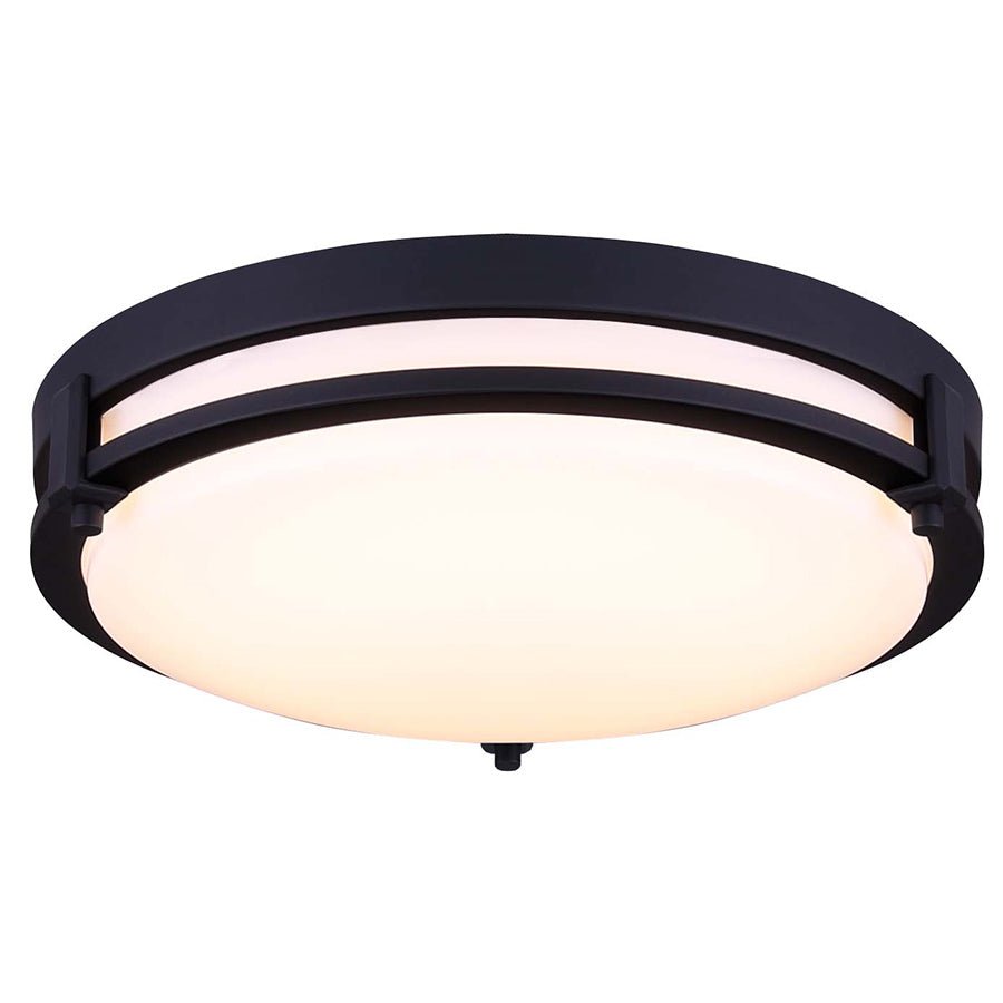 Plafonnier Gilda - Noir 12 1/2" by Canarm | Luminaires & cie