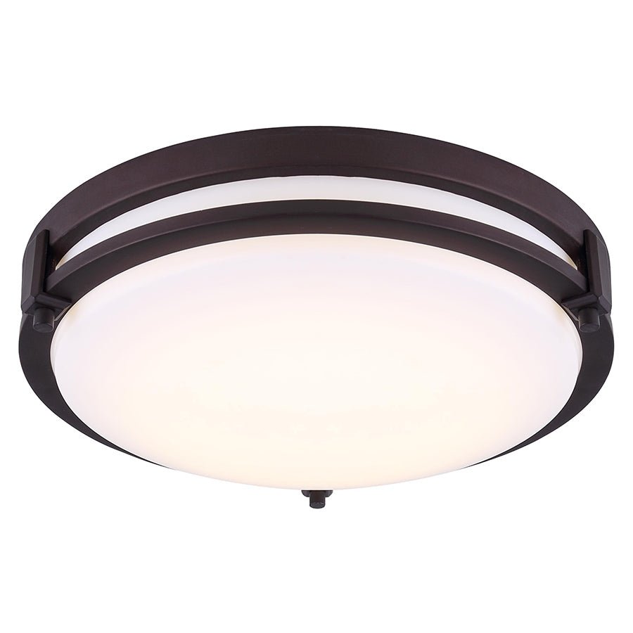 Plafonnier Gilda - Bronze frotté d'huile 12 1/2" by Canarm | Luminaires & cie