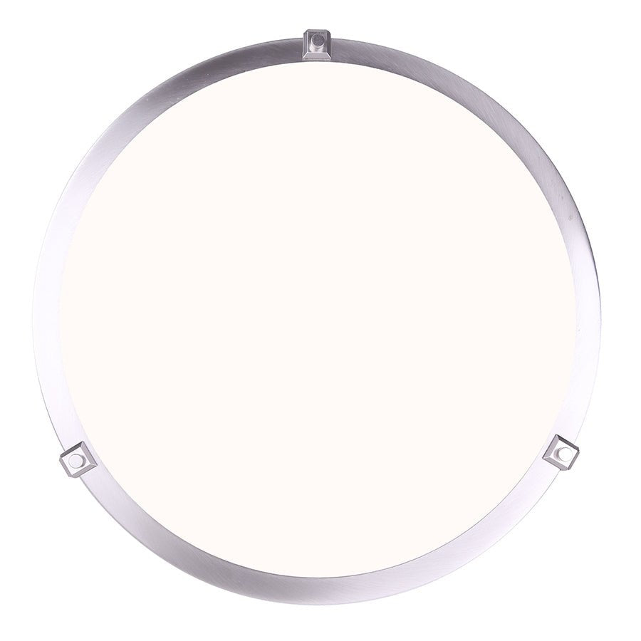 Plafonnier Gilda - Nickel brossé 19" by Canarm | Luminaires & cie