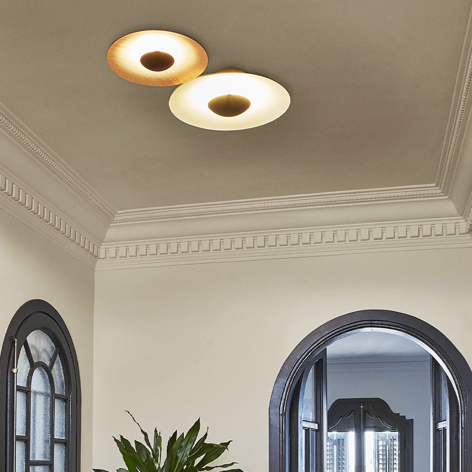 Plafonnier Ginger - Noir/Blanc Ginger 20 C (7.7") Non by Marset | Luminaires & cie