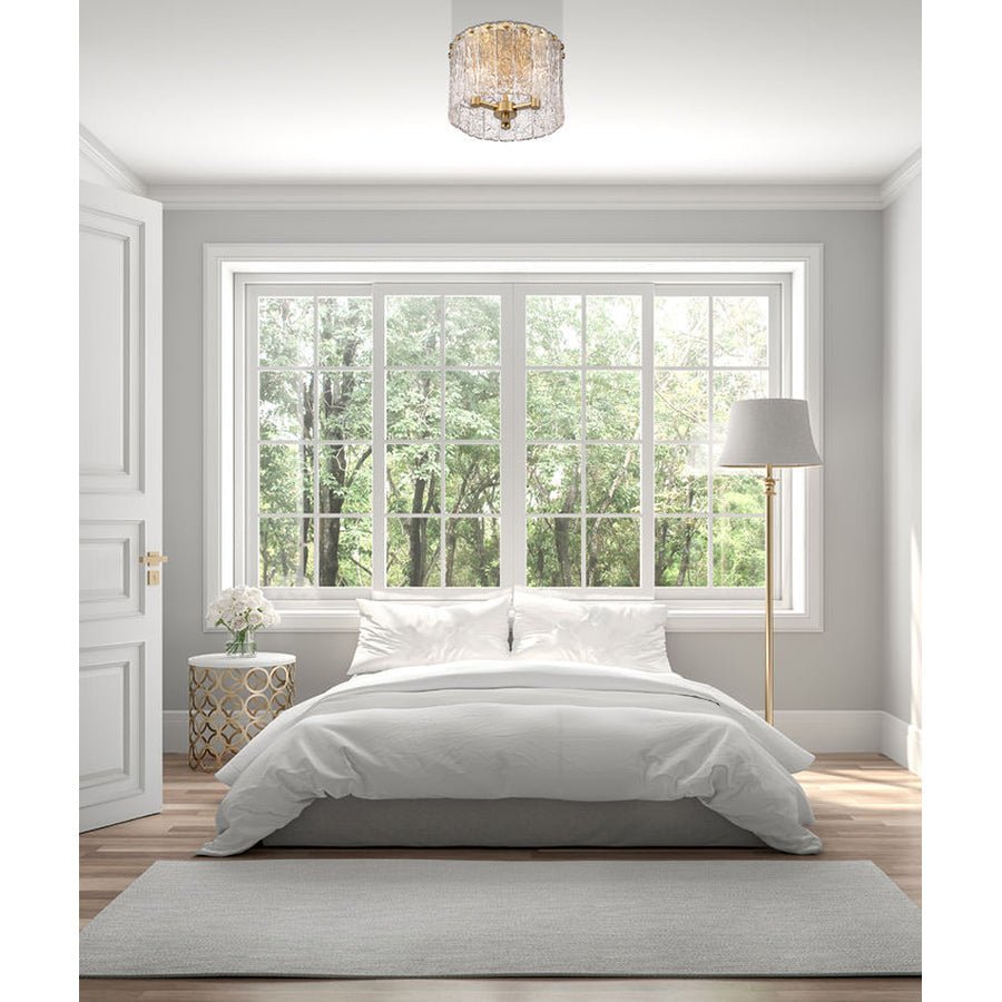 Plafonnier Glacier - Noir mat 12 1/2" by Z - Lite | Luminaires & cie