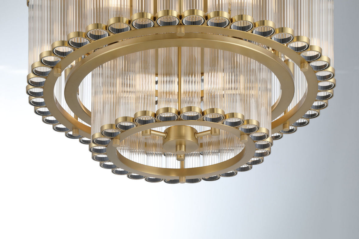 Plafonnier Glasbury Or, 23 3/4" – vue 8