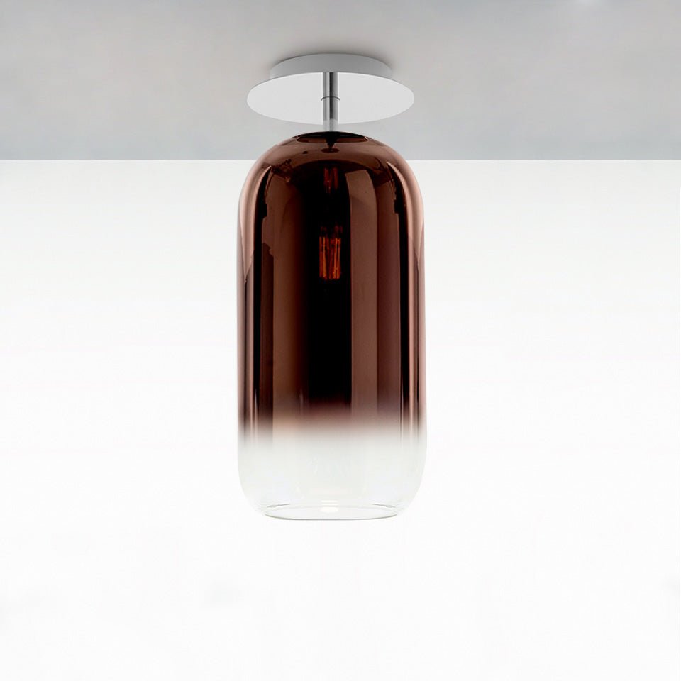 Plafonnier Gople - Classique (19 3/4") Chrome/Cuivre by Artemide | Luminaires & cie
