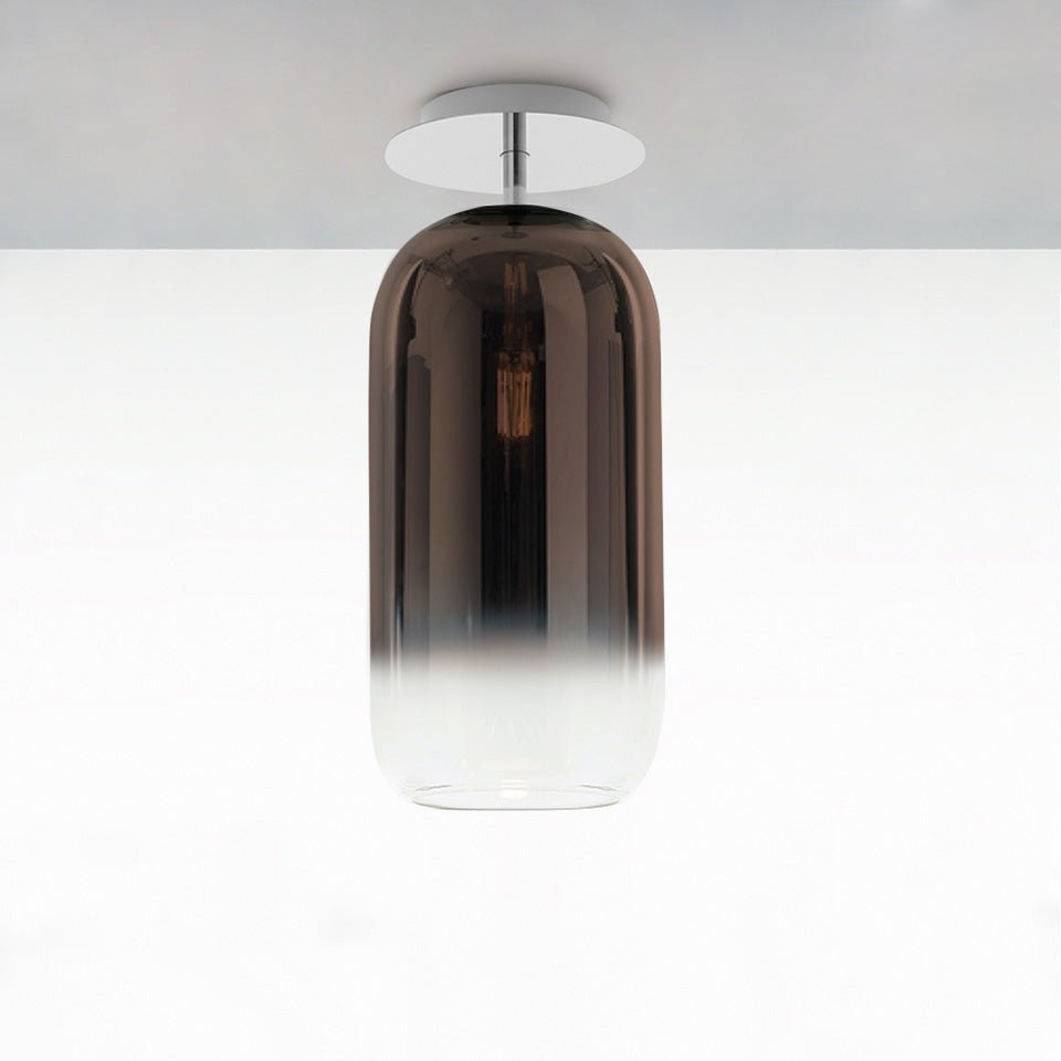 Plafonnier Gople - Classique (19 3/4") Chrome/Bronze by Artemide | Luminaires & cie