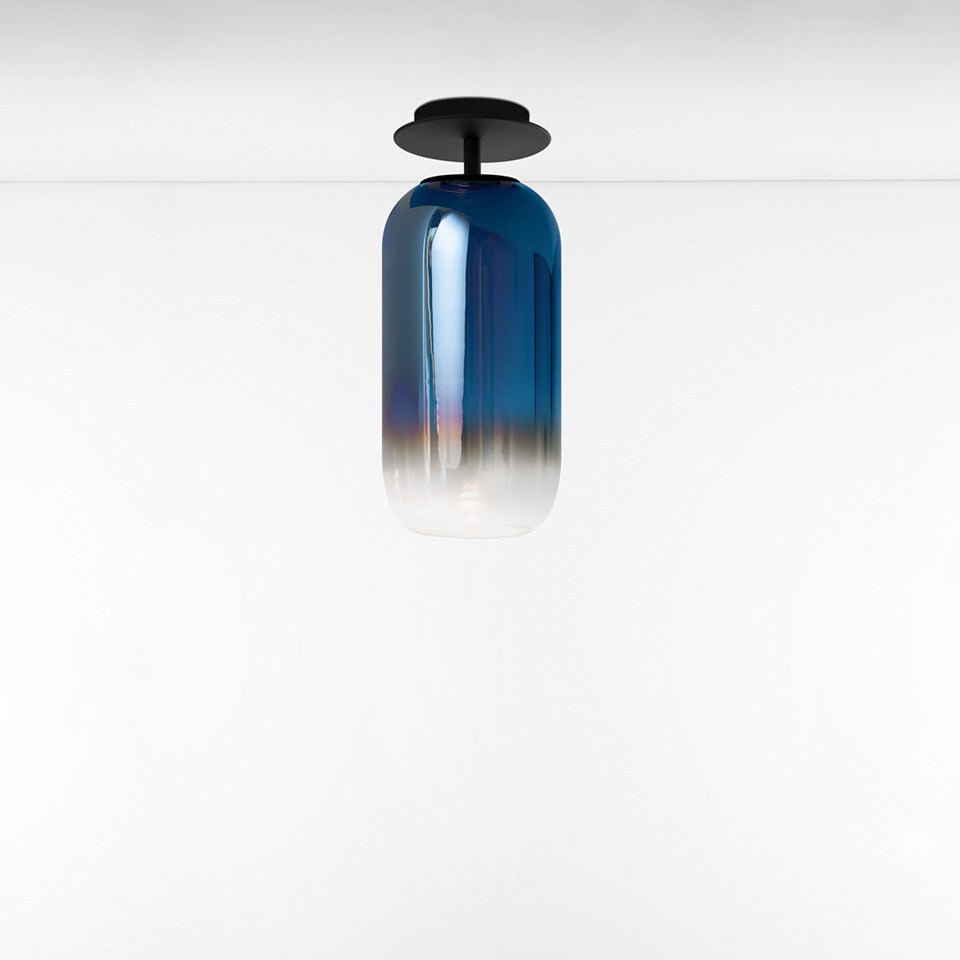 Plafonnier Gople - Classique (19 3/4") Noir/Sapphire by Artemide | Luminaires & cie