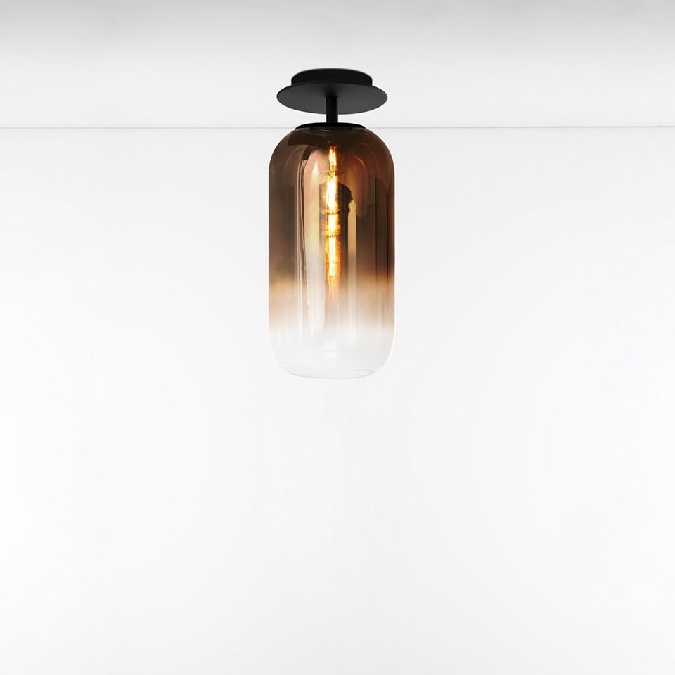 Plafonnier Gople - Classique (19 3/4") Noir/Bronze by Artemide | Luminaires & cie
