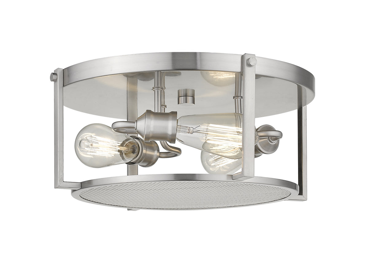 Plafonnier Halcyon Nickel brossé, 16 1/4" – Z-Lite