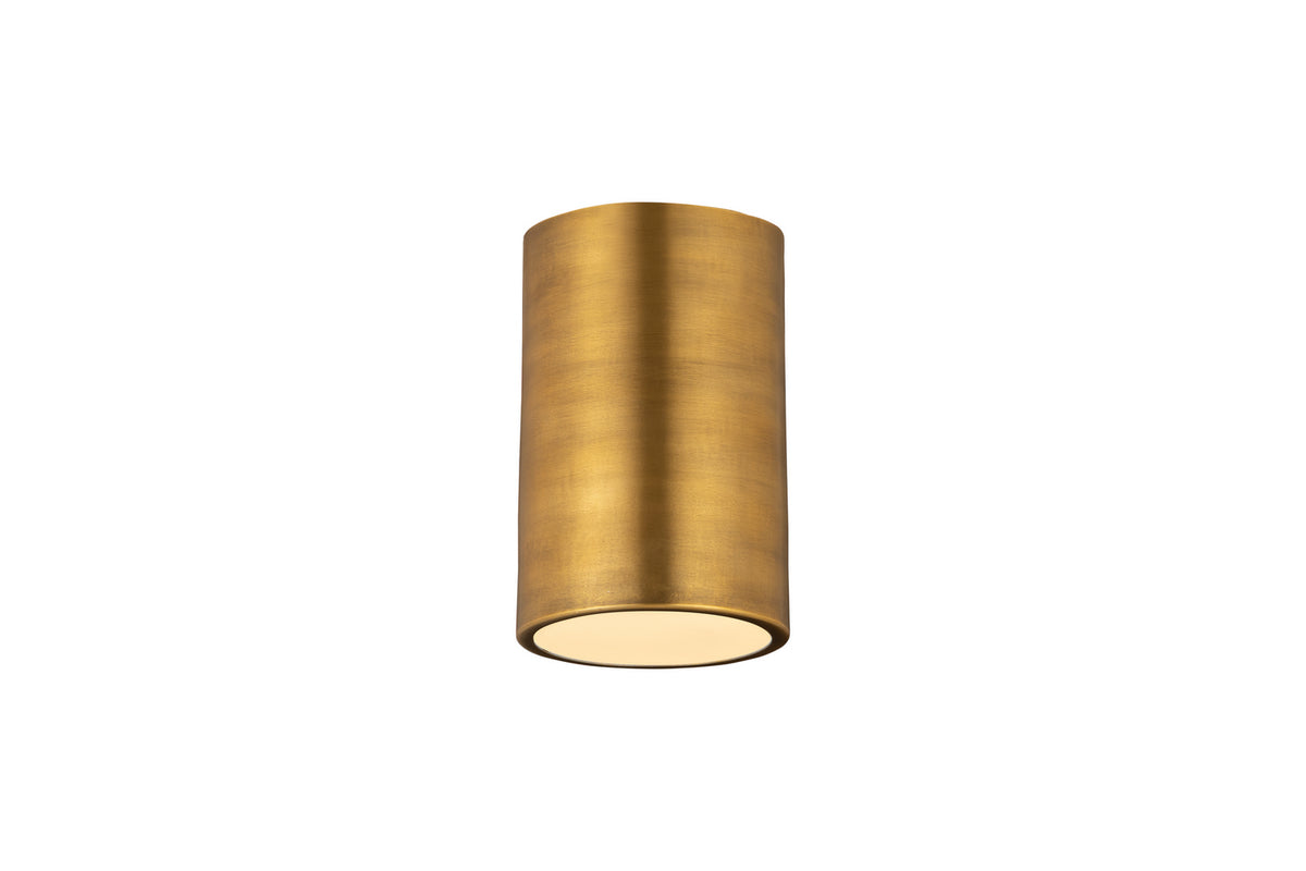 Plafonnier Harley Laiton frotté, 5" – vue 2