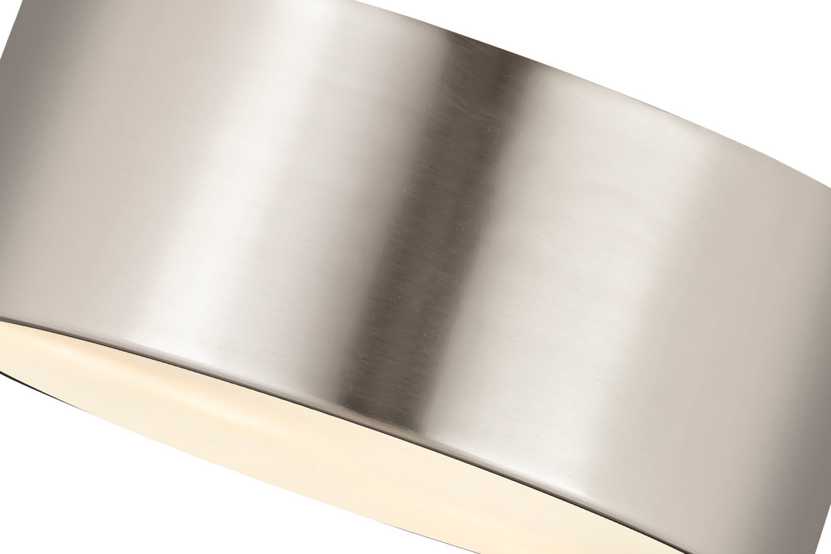 Plafonnier Harley Nickel brossé, 12" – vue 5
