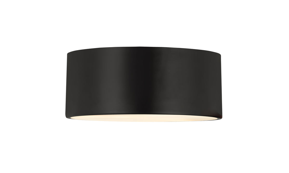Plafonnier Harley Noir mat, 12" – Z-Lite
