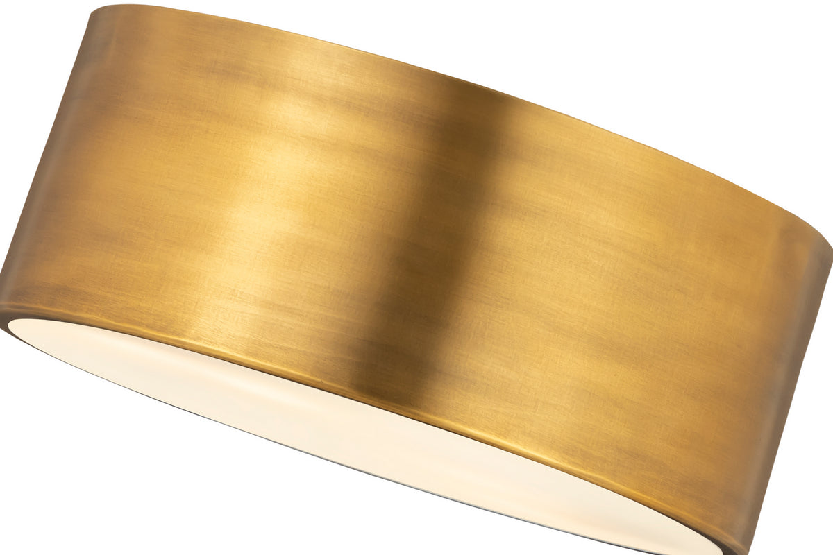 Plafonnier Harley Laiton frotté, 12" – vue 5