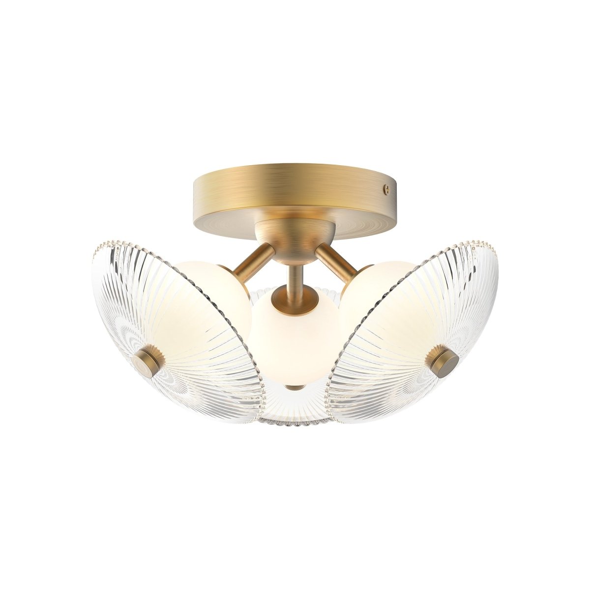 Plafonnier Hera - Or brossé 12 1/2" by Alora Lighting | Luminaires & cie