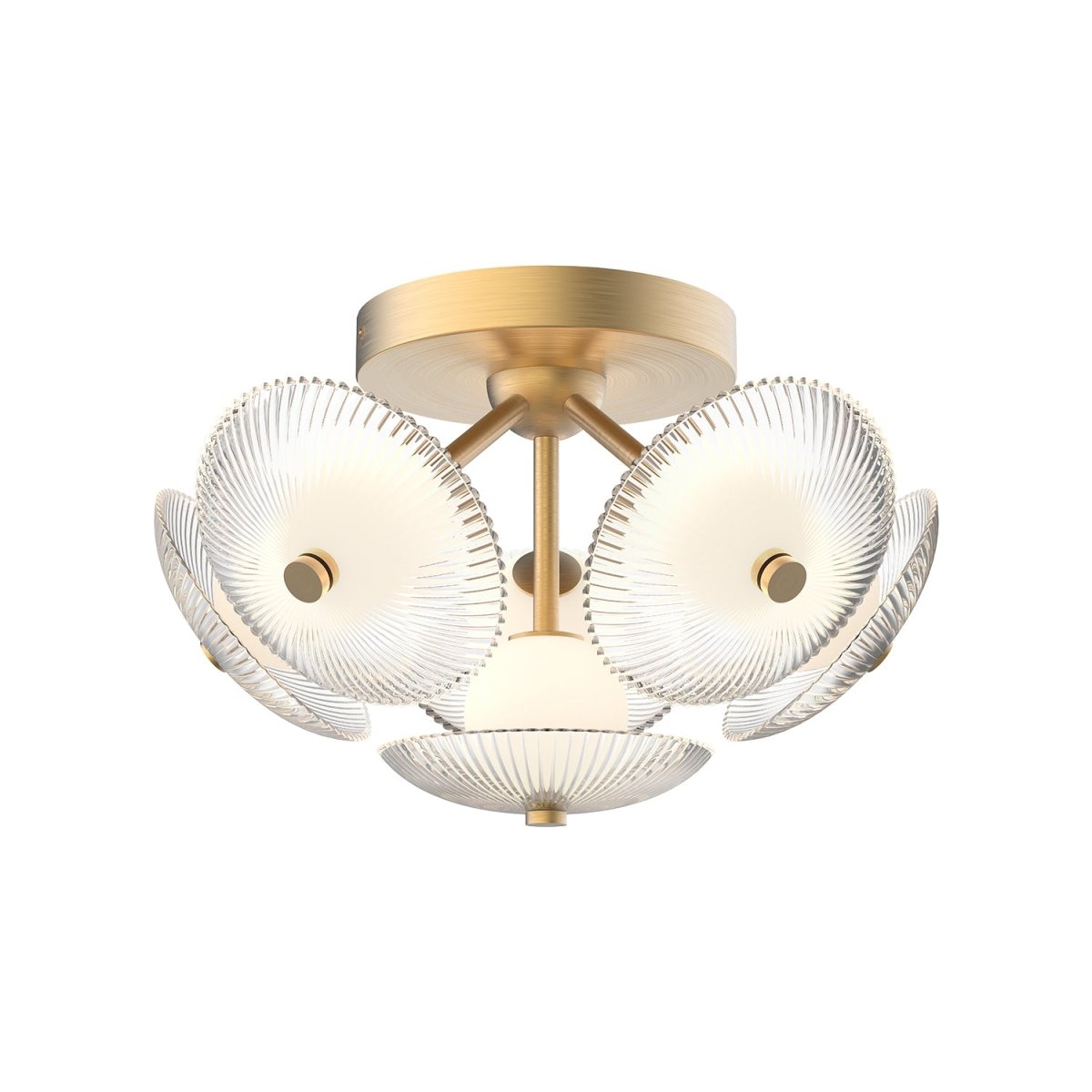 Plafonnier Hera - Or brossé 15 7/8" by Alora Lighting | Luminaires & cie