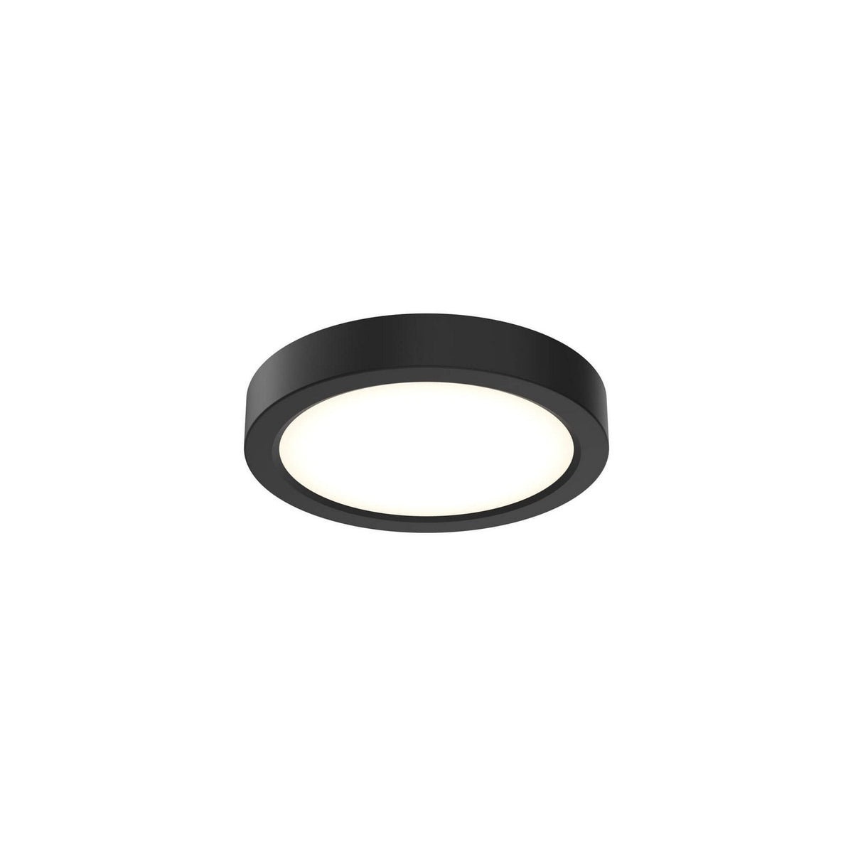 Plafonnier int/ext rond Delta Noir, 6", 120/277/347 V – dals