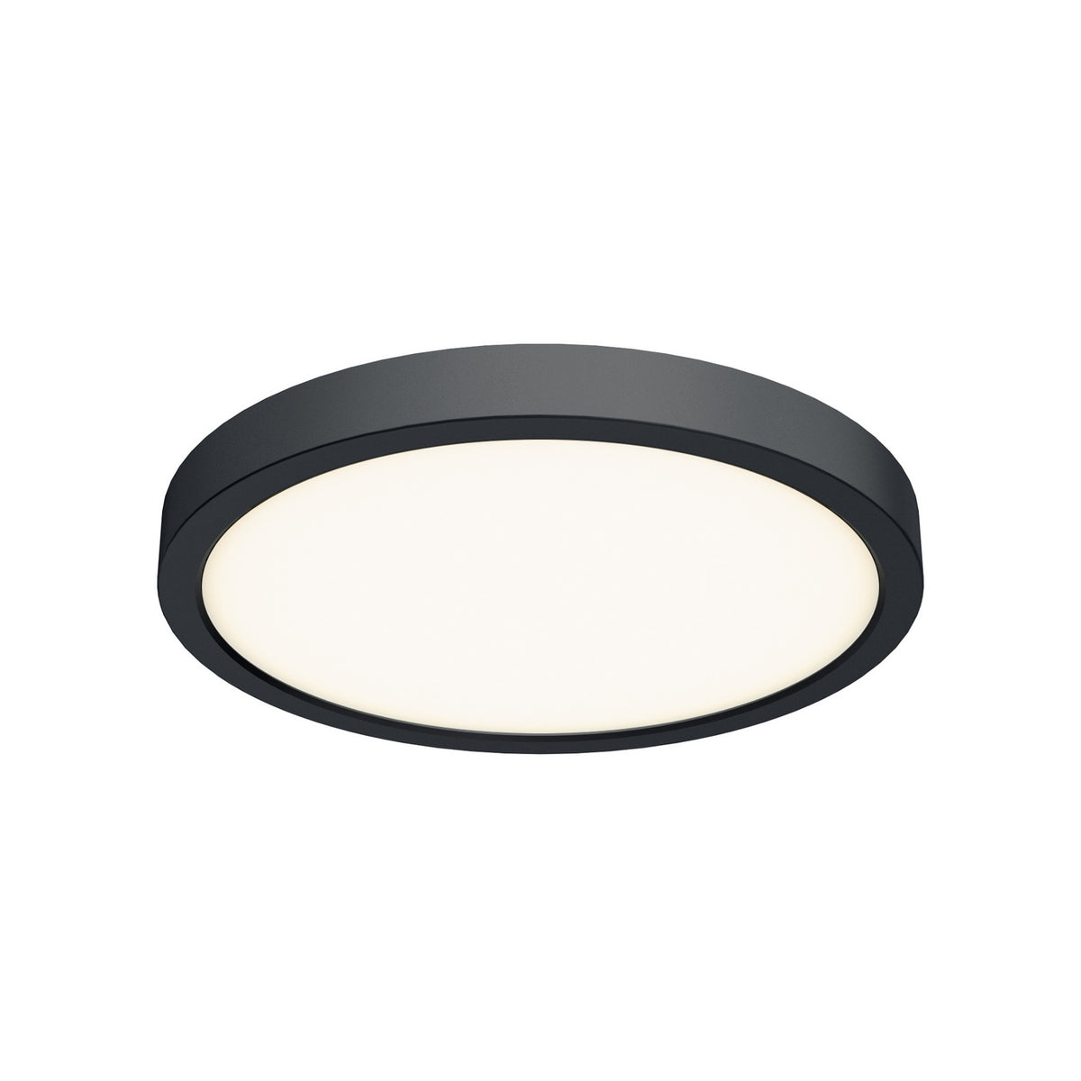 Plafonnier int/ext rond Delta Noir, 10", 120V – dals