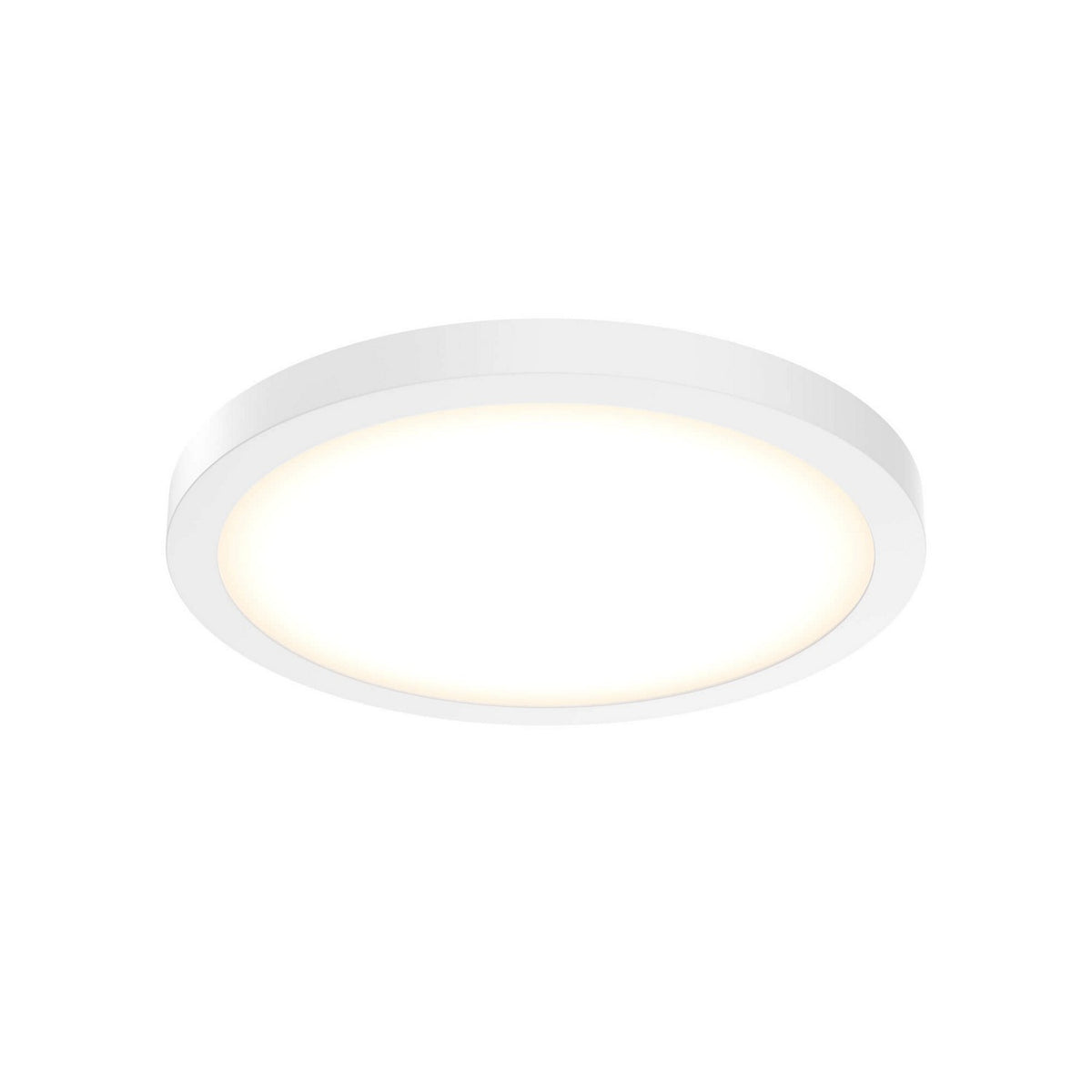 Plafonnier int/ext rond Delta Blanc, 14", 120/277/347 V – dals