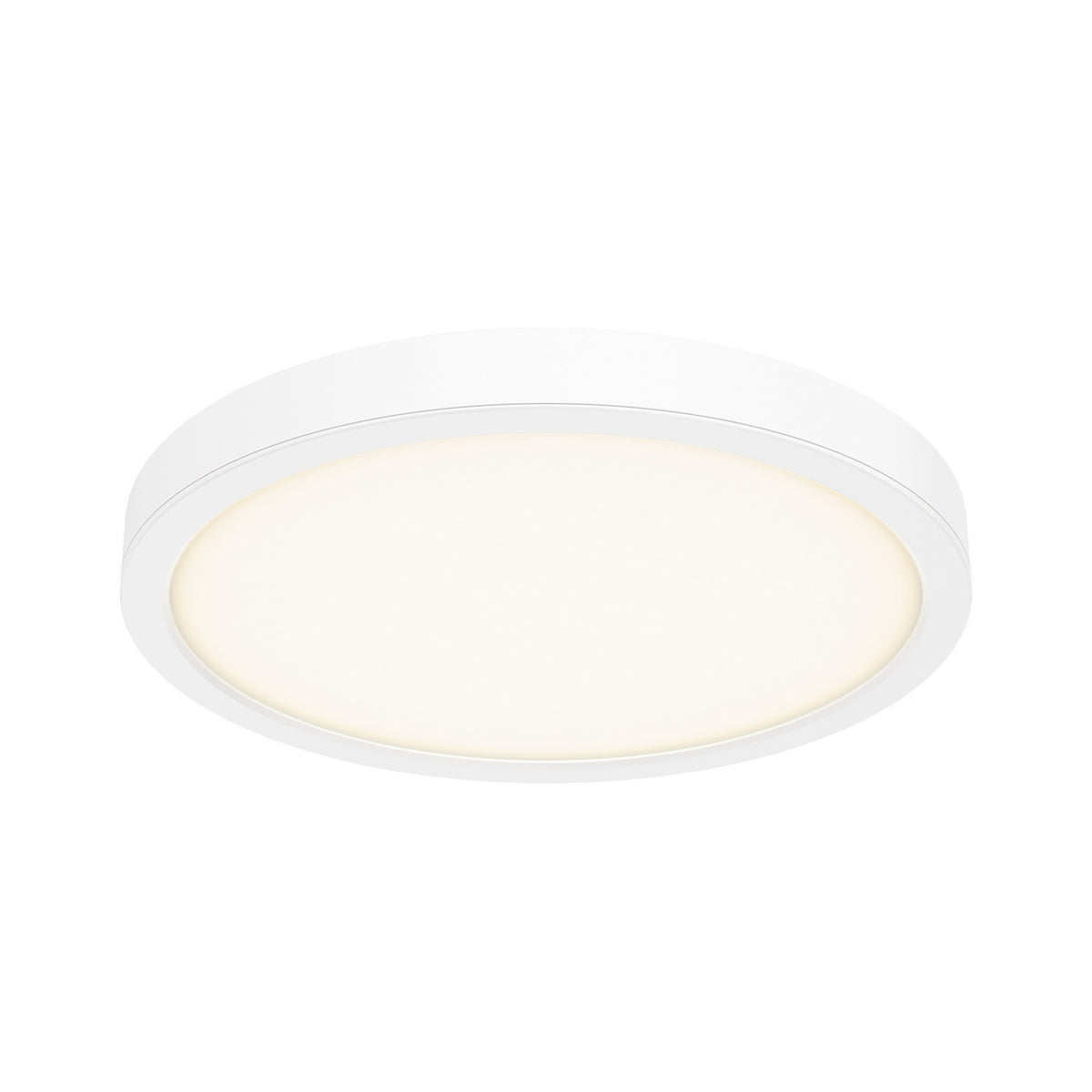 Plafonnier int/ext rond Delta Blanc, 14", 120V – dals