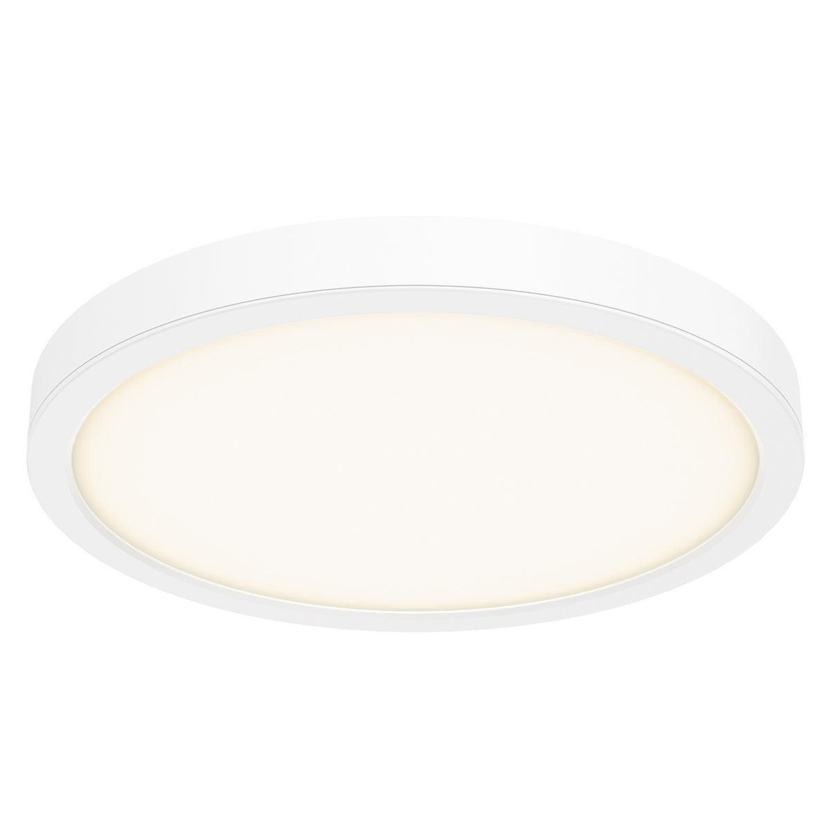 Plafonnier int/ext rond Delta Blanc, 18", 120V – dals