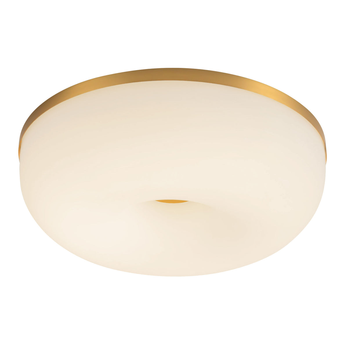 Plafonnier Jada Or brossé/Verre opale – vue 5