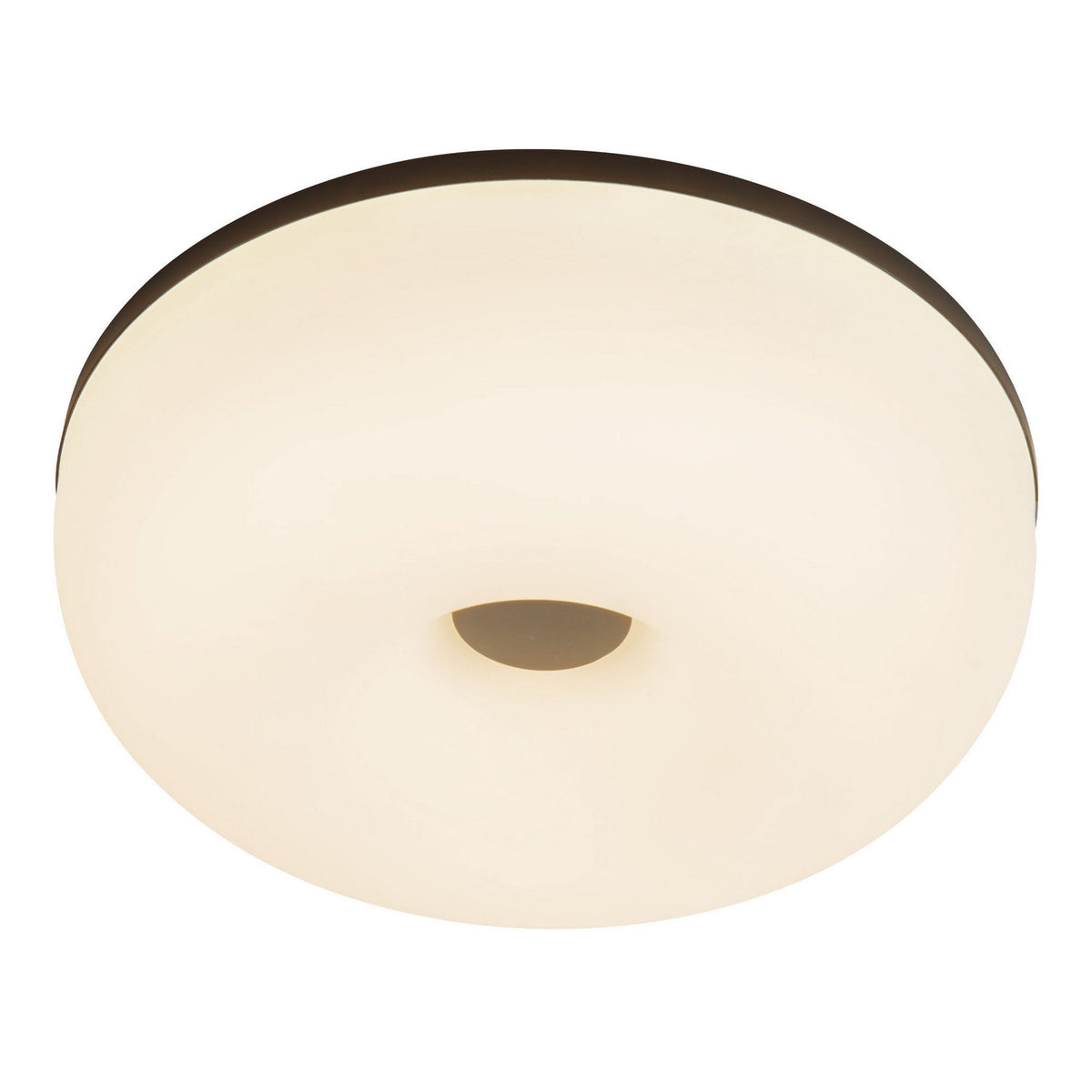 Plafonnier Jada Noir / Verre opale – Kuzco Lighting