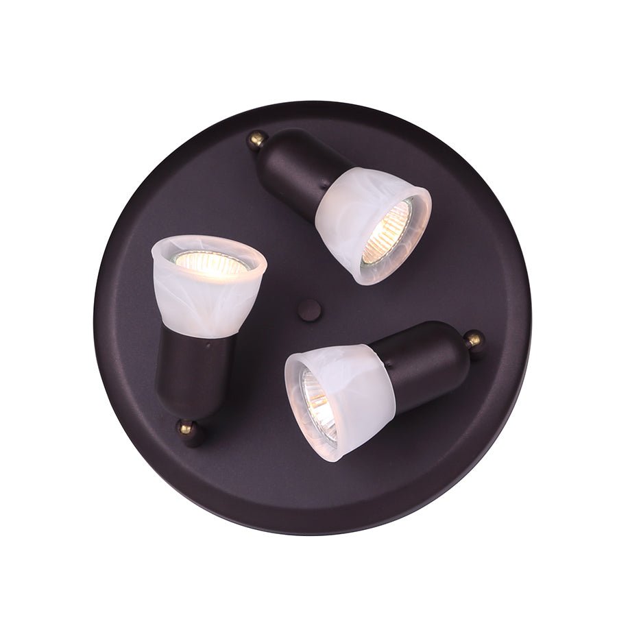 Plafonnier James - Bronze frotté d'huile by Canarm | Luminaires & cie