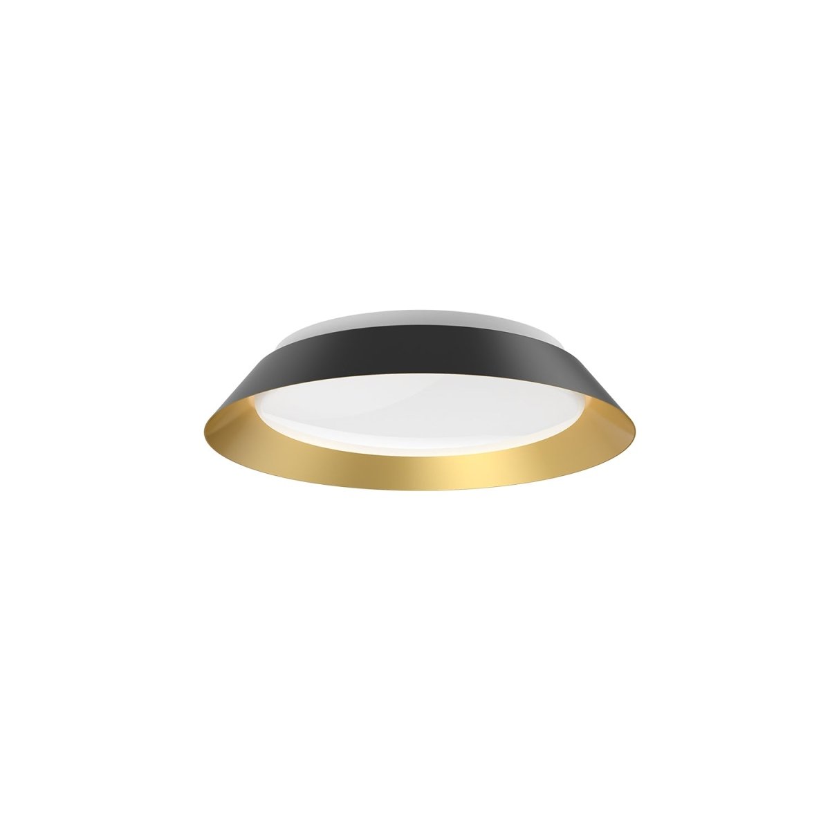 Plafonnier Jasper - Noir et or 14 1/4" by Kuzco Lighting | Luminaires & cie