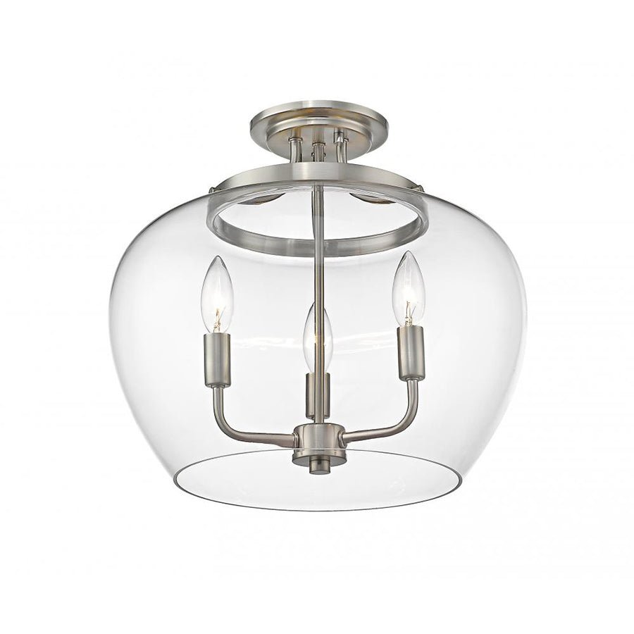 Plafonnier Joliet Large - Nickel brossé by Z - Lite | Luminaires & cie