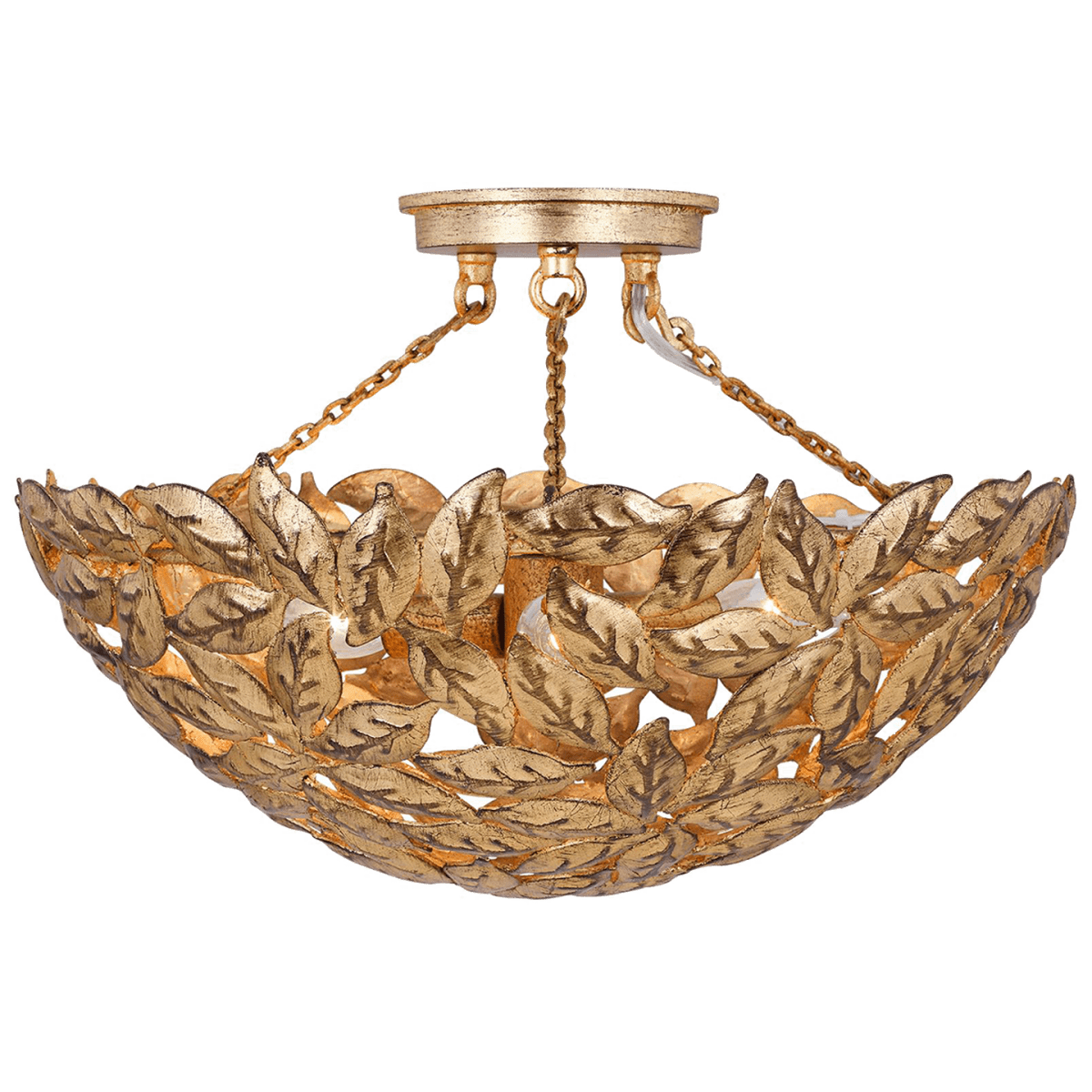 Plafonnier Kelan - Gild antique by Visual Comfort Studio | Luminaires & cie