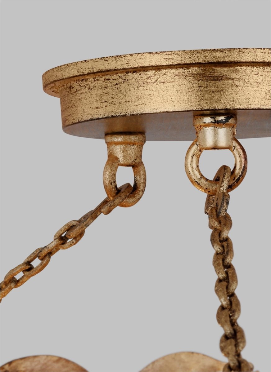 Plafonnier Kelan - Gild antique by Visual Comfort Studio | Luminaires & cie