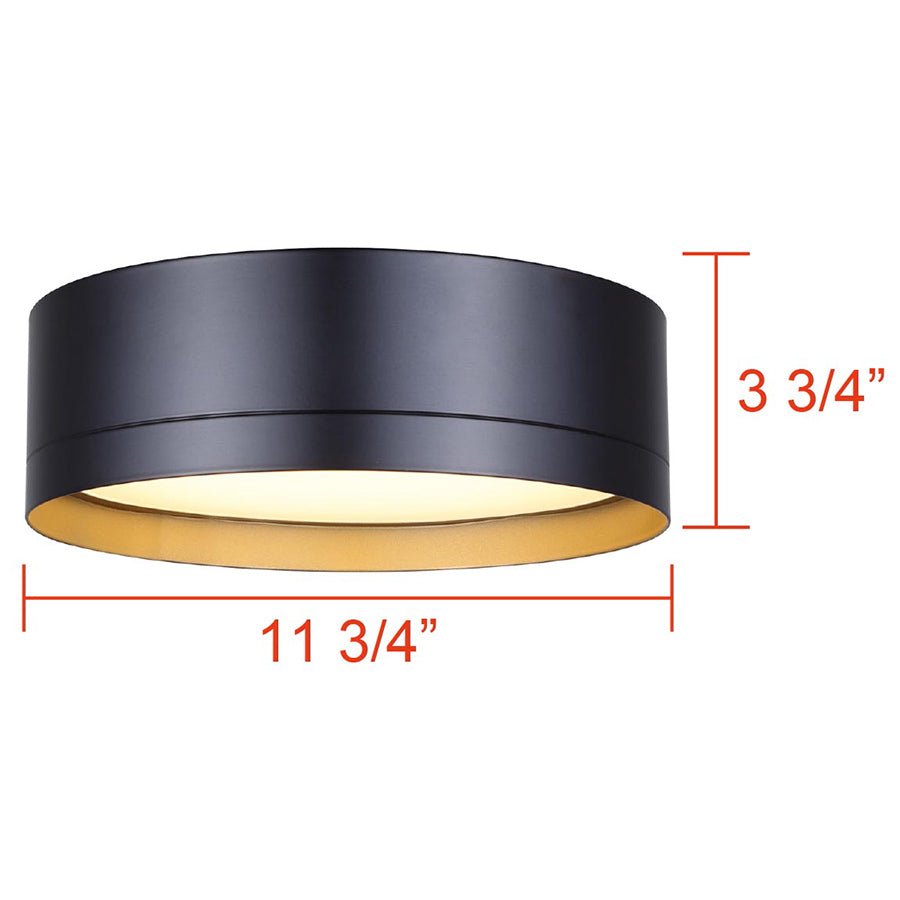 Plafonnier Kyrie - Blanc by Canarm | Luminaires & cie