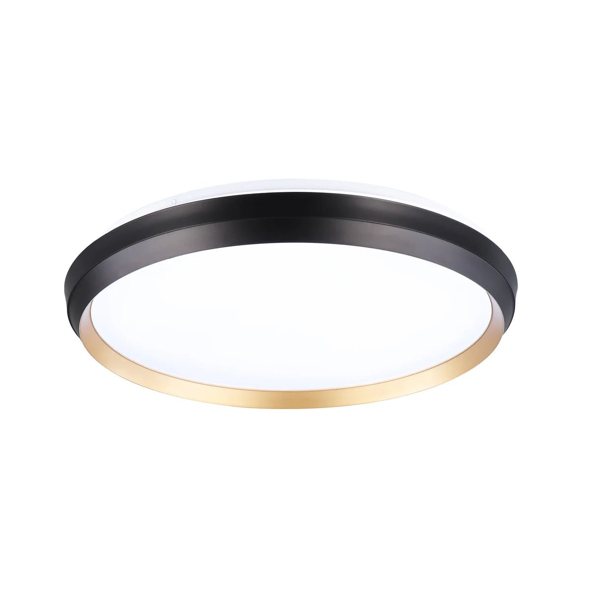 Plafonnier Labrador - Or et noir mat 15 1/4" by DVI Lighting | Luminaires & cie