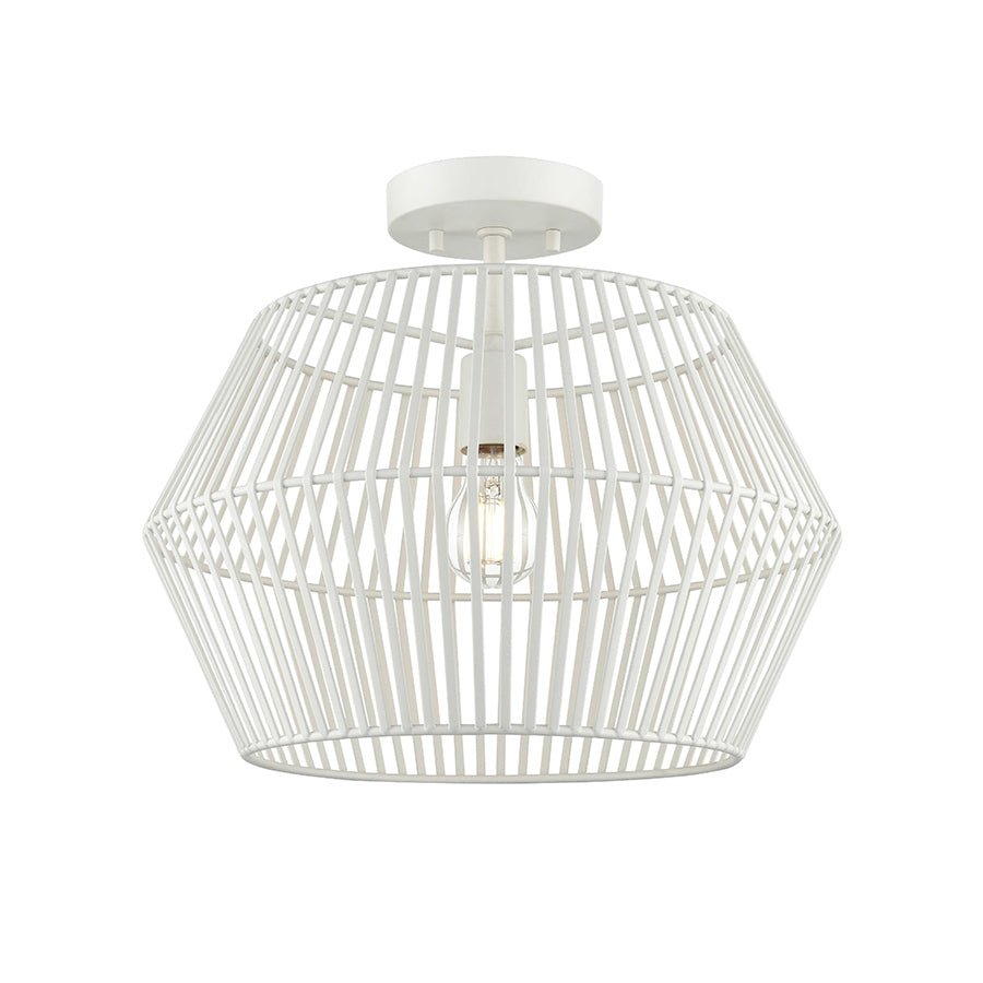 Plafonnier Ladysmith - Blanc mat by DVI Lighting | Luminaires & cie