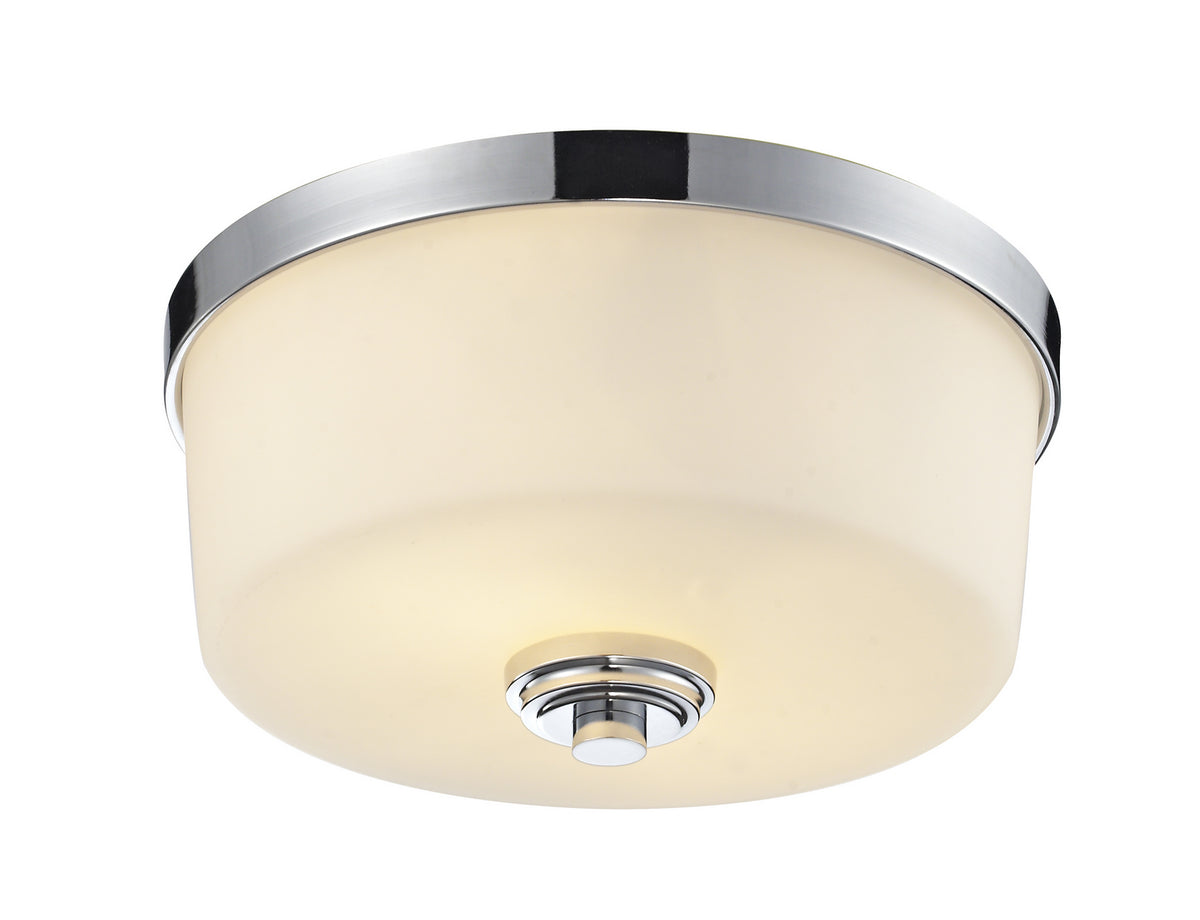 Plafonnier Lamina Chrome, 12 1/8" – Z-Lite