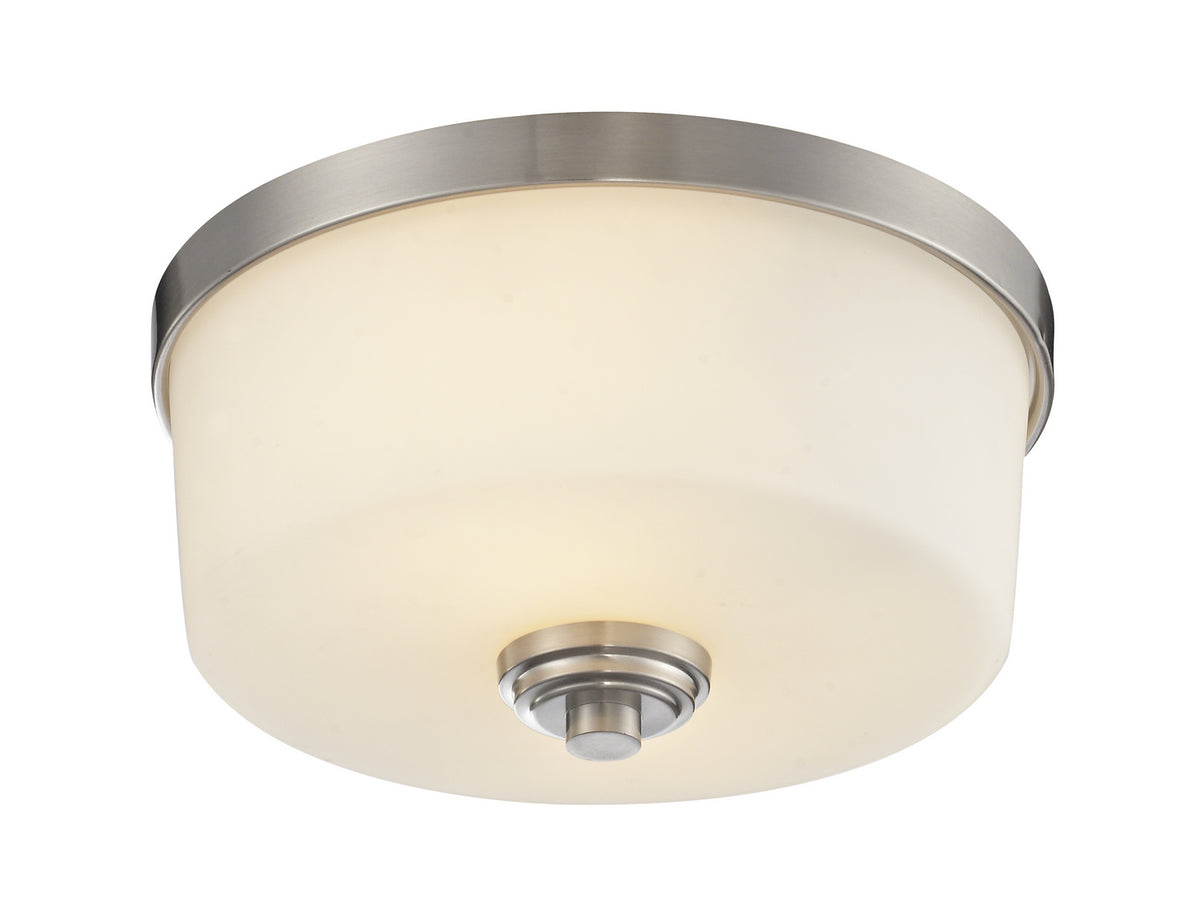 Plafonnier Lamina Nickel brossé, 12 1/8" – Z-Lite