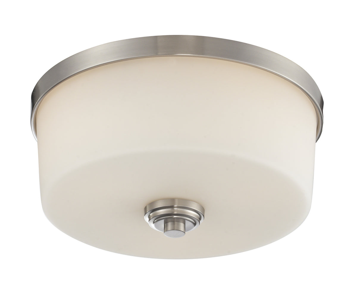 Plafonnier Lamina Nickel brossé, 13 7/8" – Z-Lite